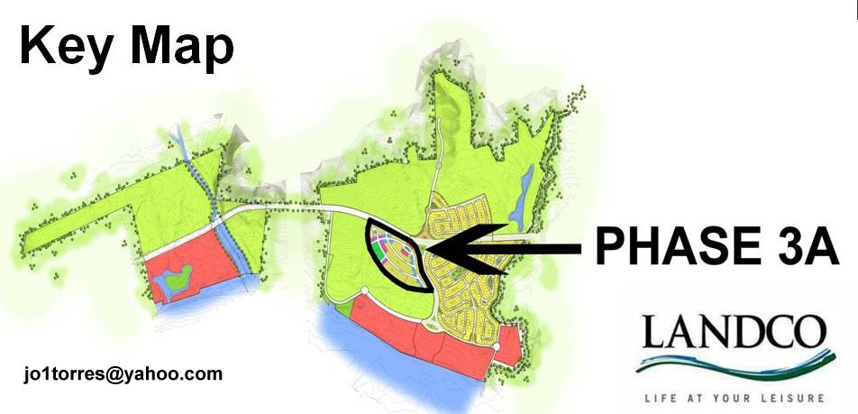 Key Map of Playa Laiya Phase&nbsp;3A